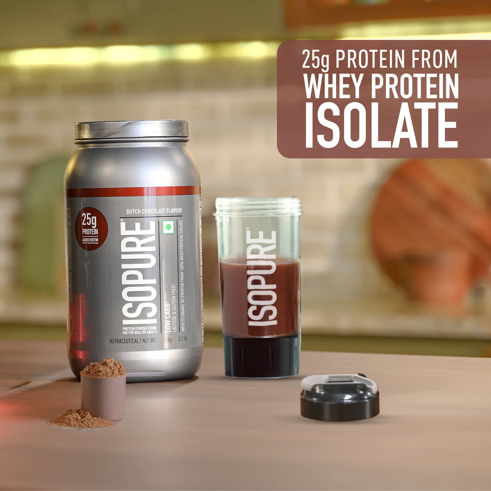 Isopure Low Carb 100% Whey Protein Isolate - Dutch Chocolate (4.4 Lbs, 2 Kg)