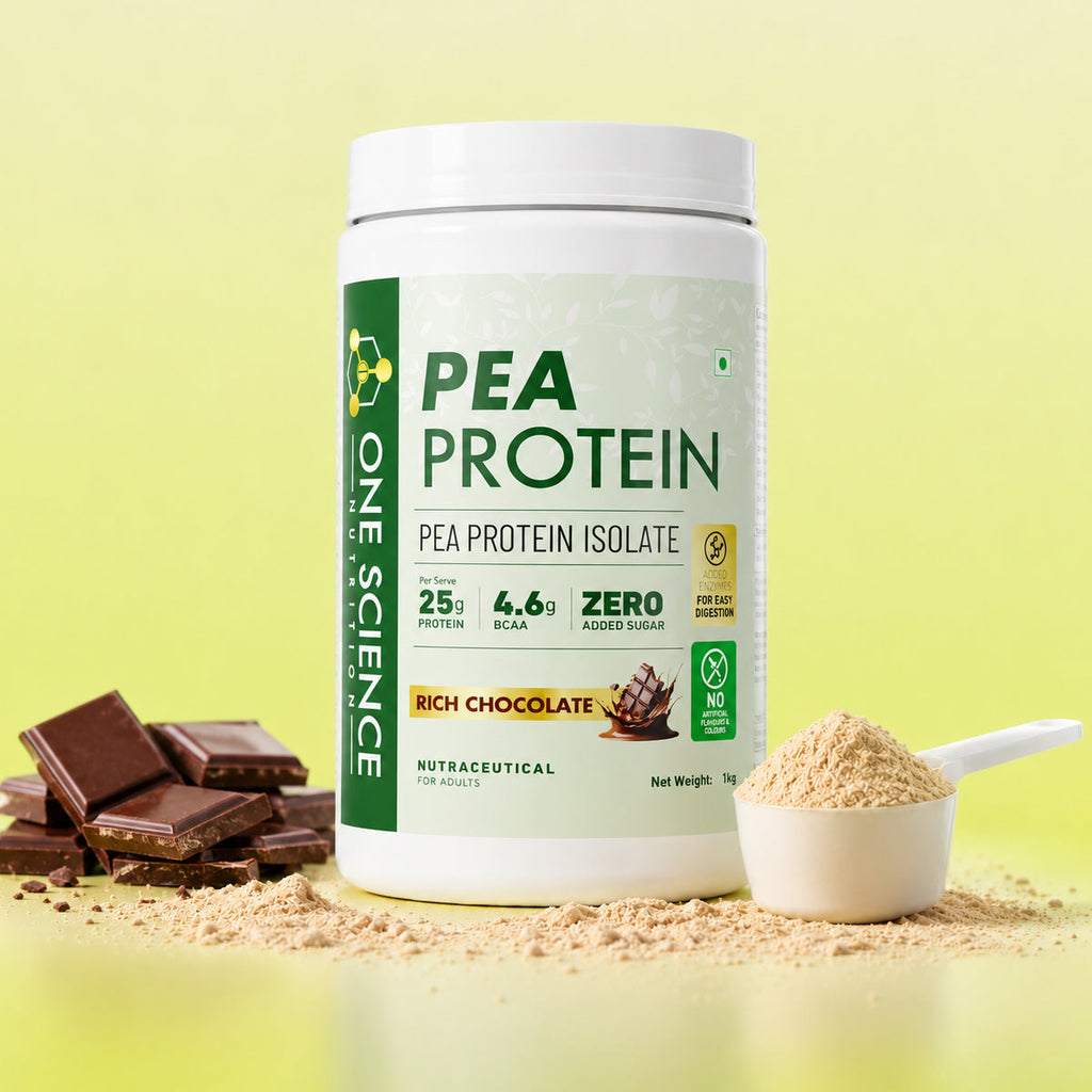 One Science Nutrition Plant Protein - Pea Protein Isolate - Iced Coffee (1 Kg)