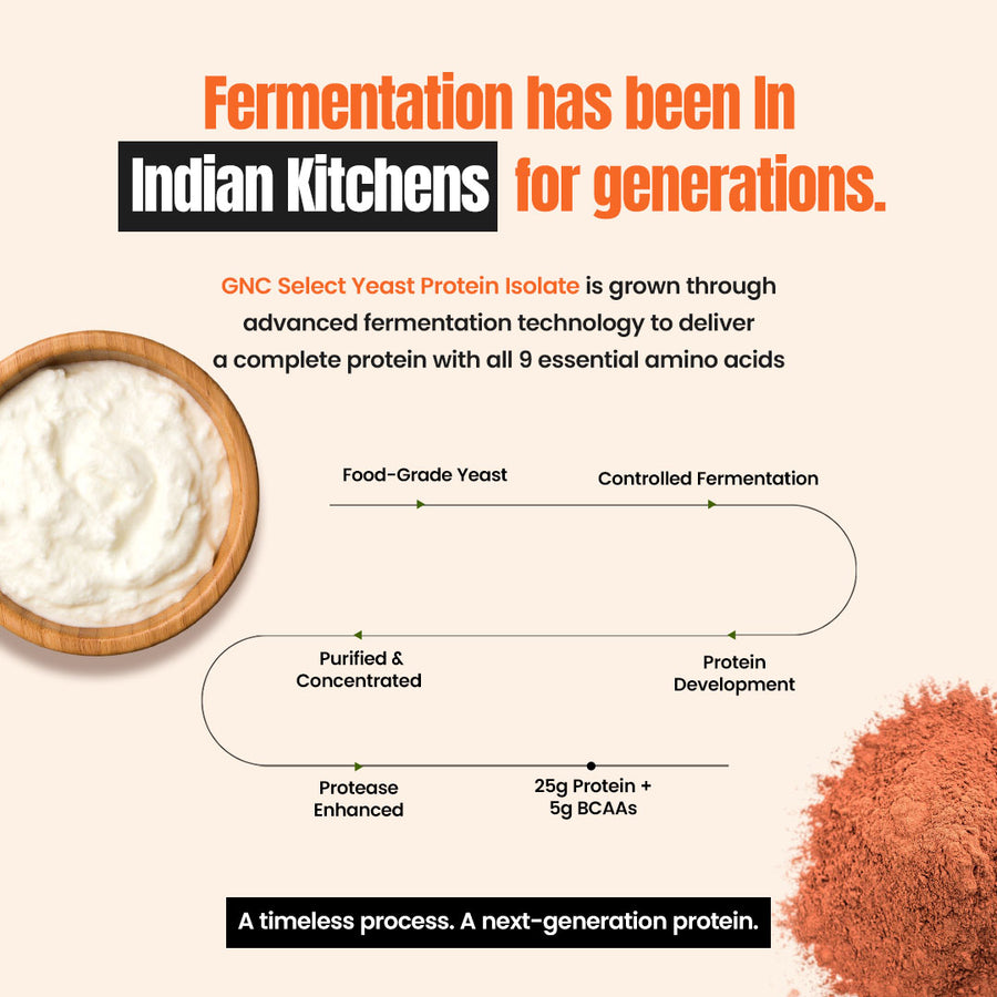 GNC Select Fermented Yeast Protein Isolate