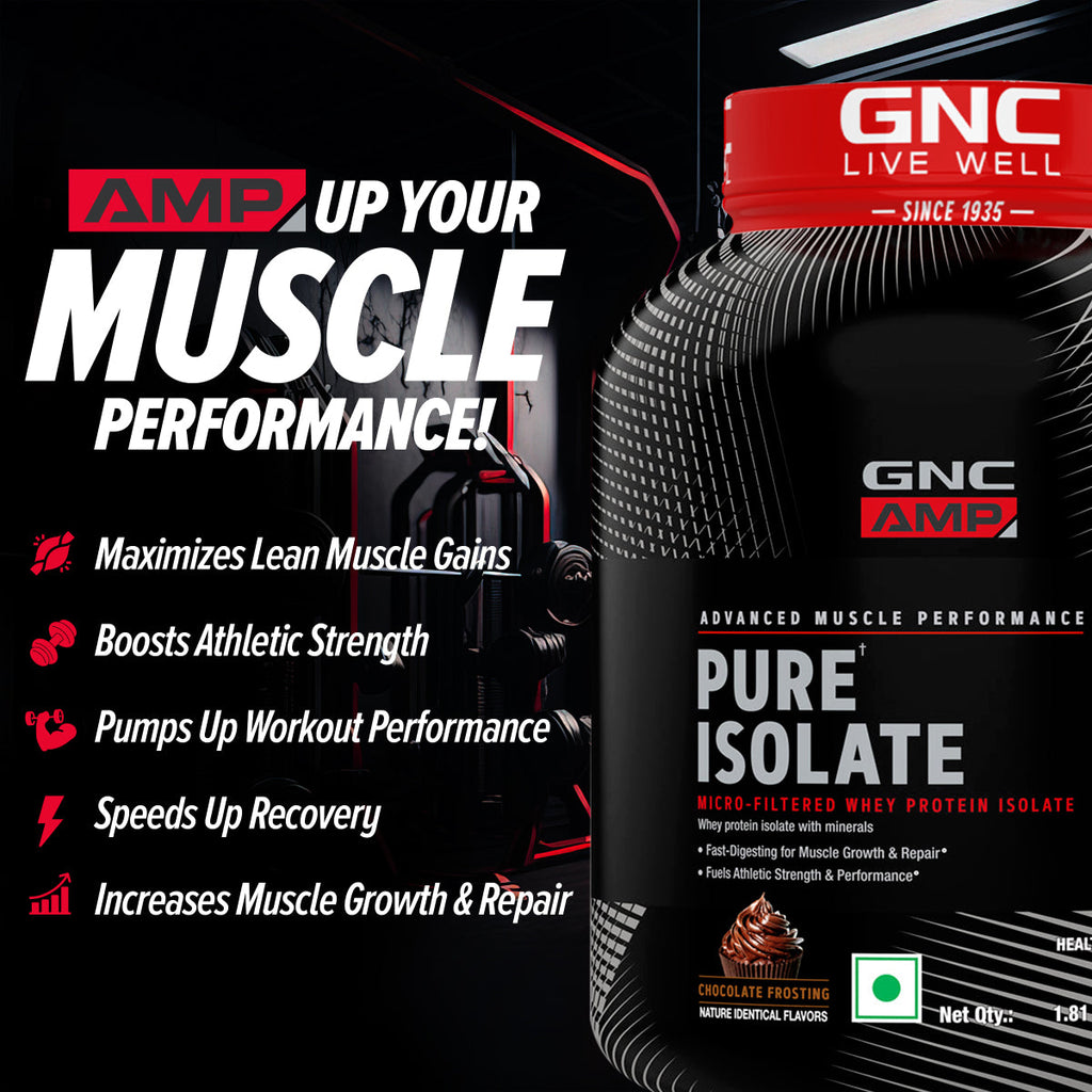 GNC AMP Pure Isolate Whey Protein