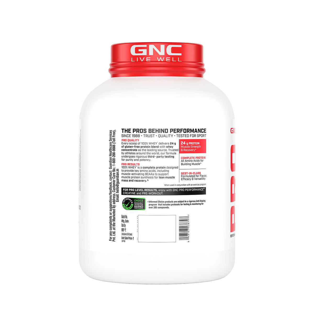 GNC Pro Performance 100% Whey Protein