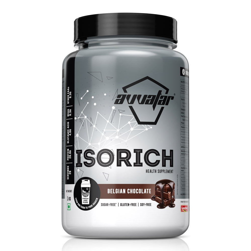 Avvatar Isorich Protein 1kg Belgian Chocolate