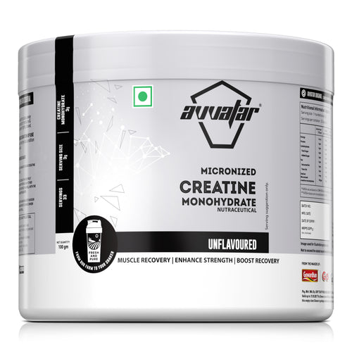 Avvatar Creatine Monohydrate 100g Unflavoured