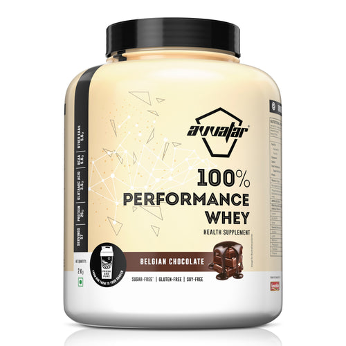 Avvatar 100% Performance Whey Protein Powder | Authentic Whey from Fresh Milk for Muscle Growth, Strength & Fast Recovery