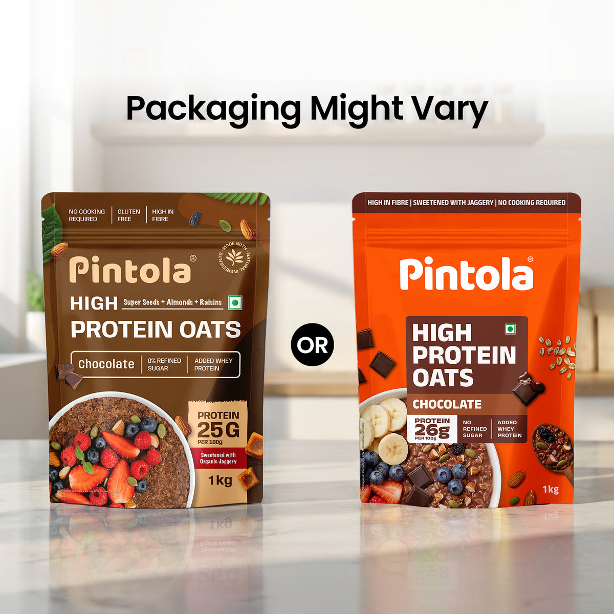 Pintola High Protein Dark Chocolate Oats 1kg