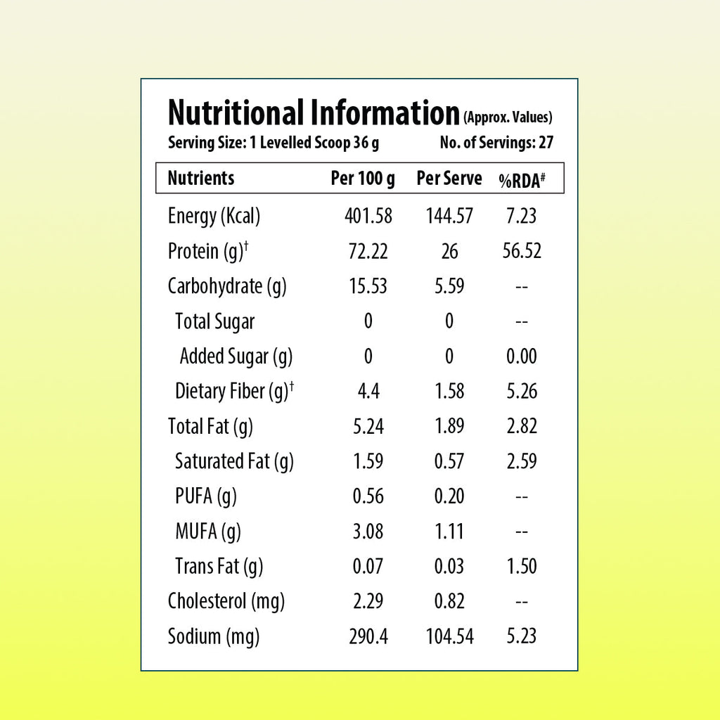 One Science Nutrition Fermented Yeast Protein Powder - Alphonso Mango (1 Kg)