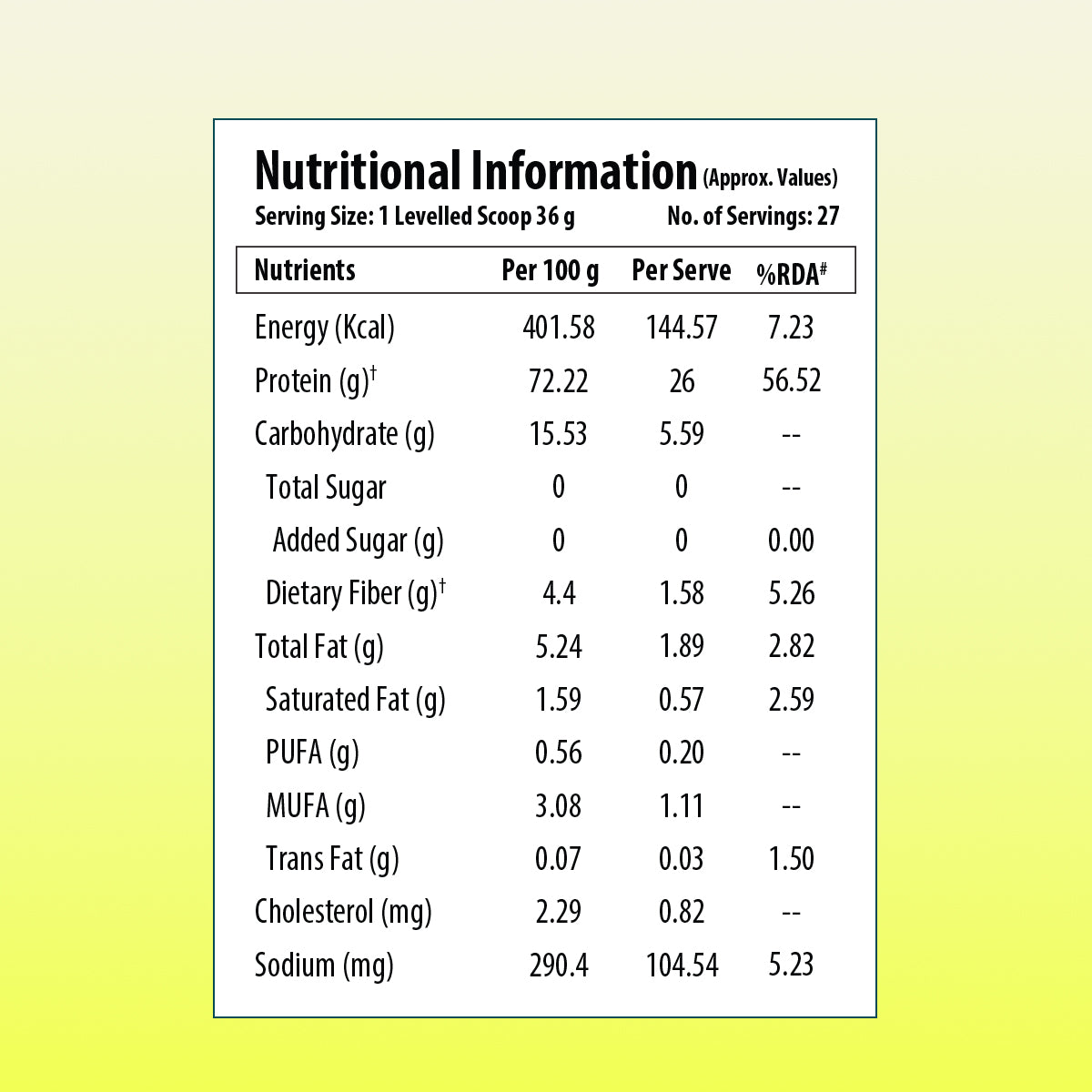 One Science Nutrition Fermented Yeast Protein Powder - Alphonso Mango (1 Kg)