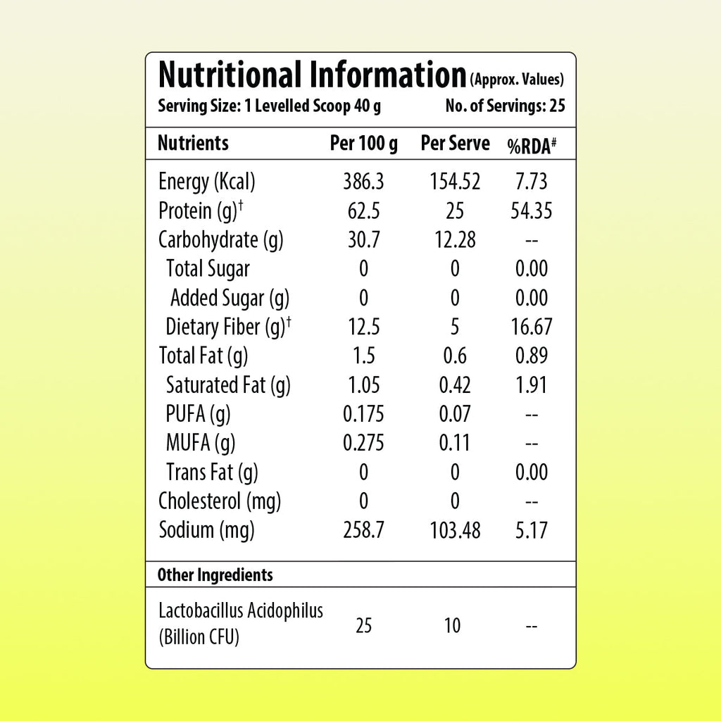 One Science Nutrition Plant Protein - Pea Protein Isolate - Iced Coffee (1 Kg)