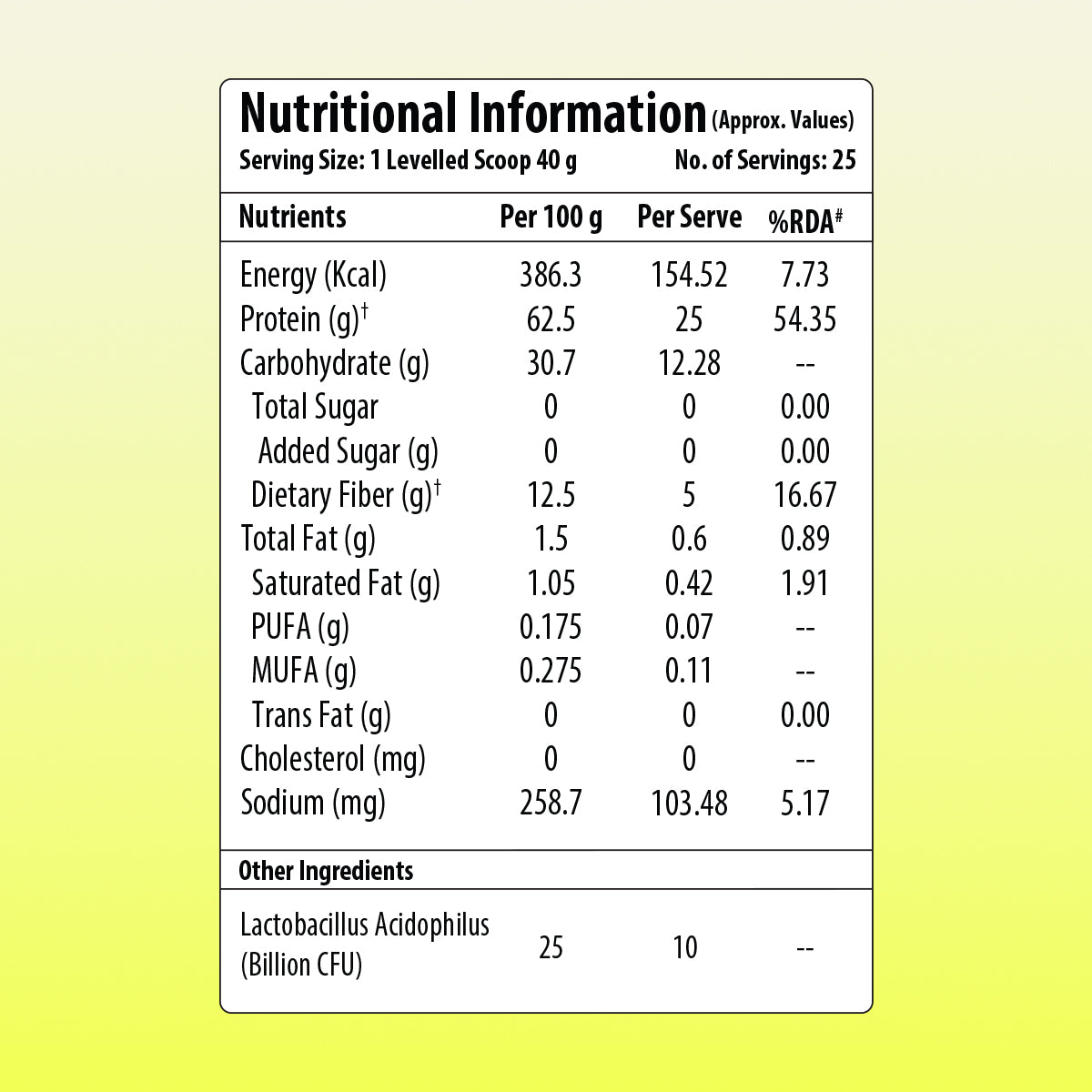 One Science Nutrition Plant Protein - Pea Protein Isolate - Iced Coffee (1 Kg)
