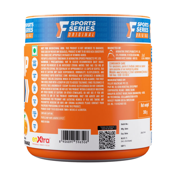 FAST&UP Pre-workout Advanced