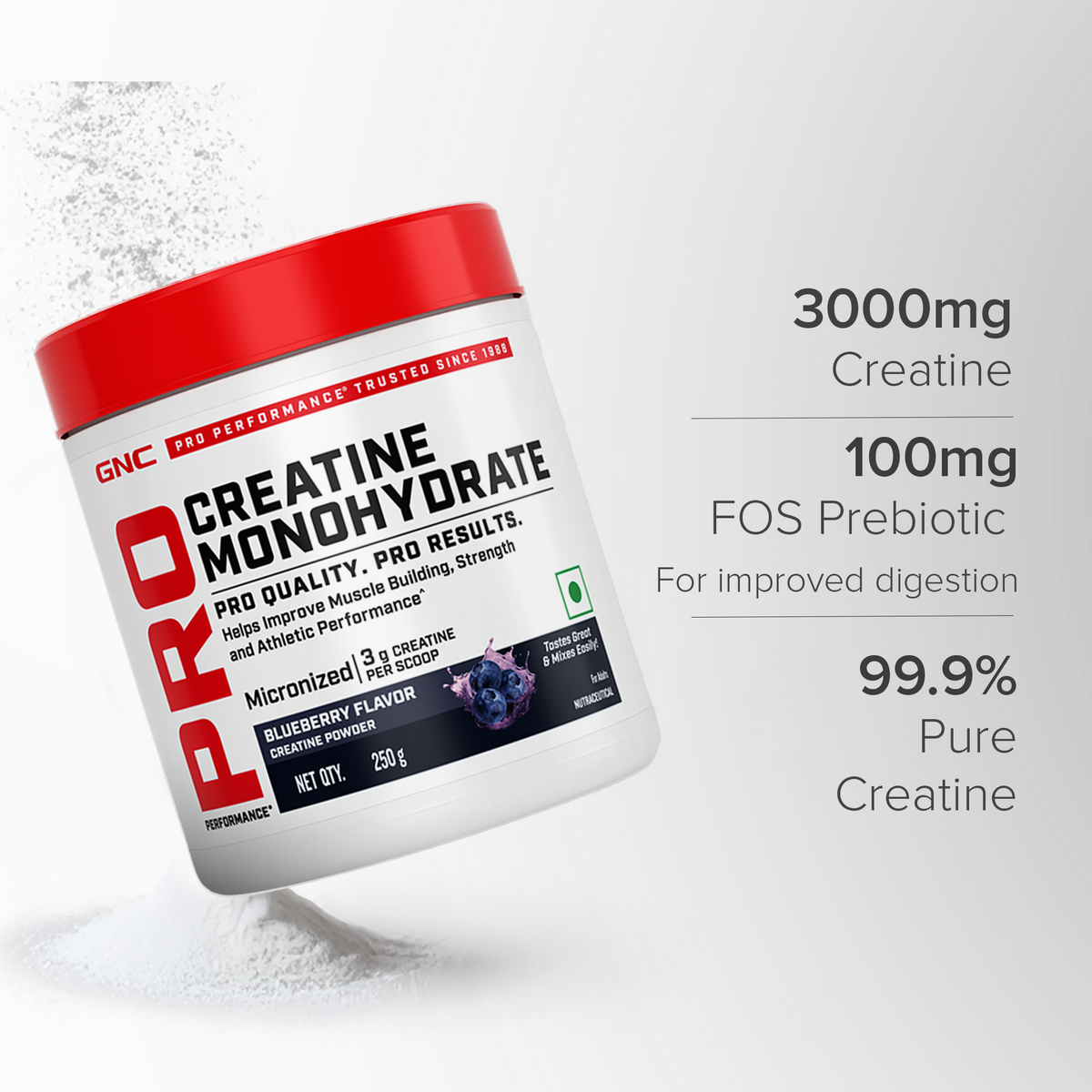 GNC Pro Performance Creatine Monohydrate Powder