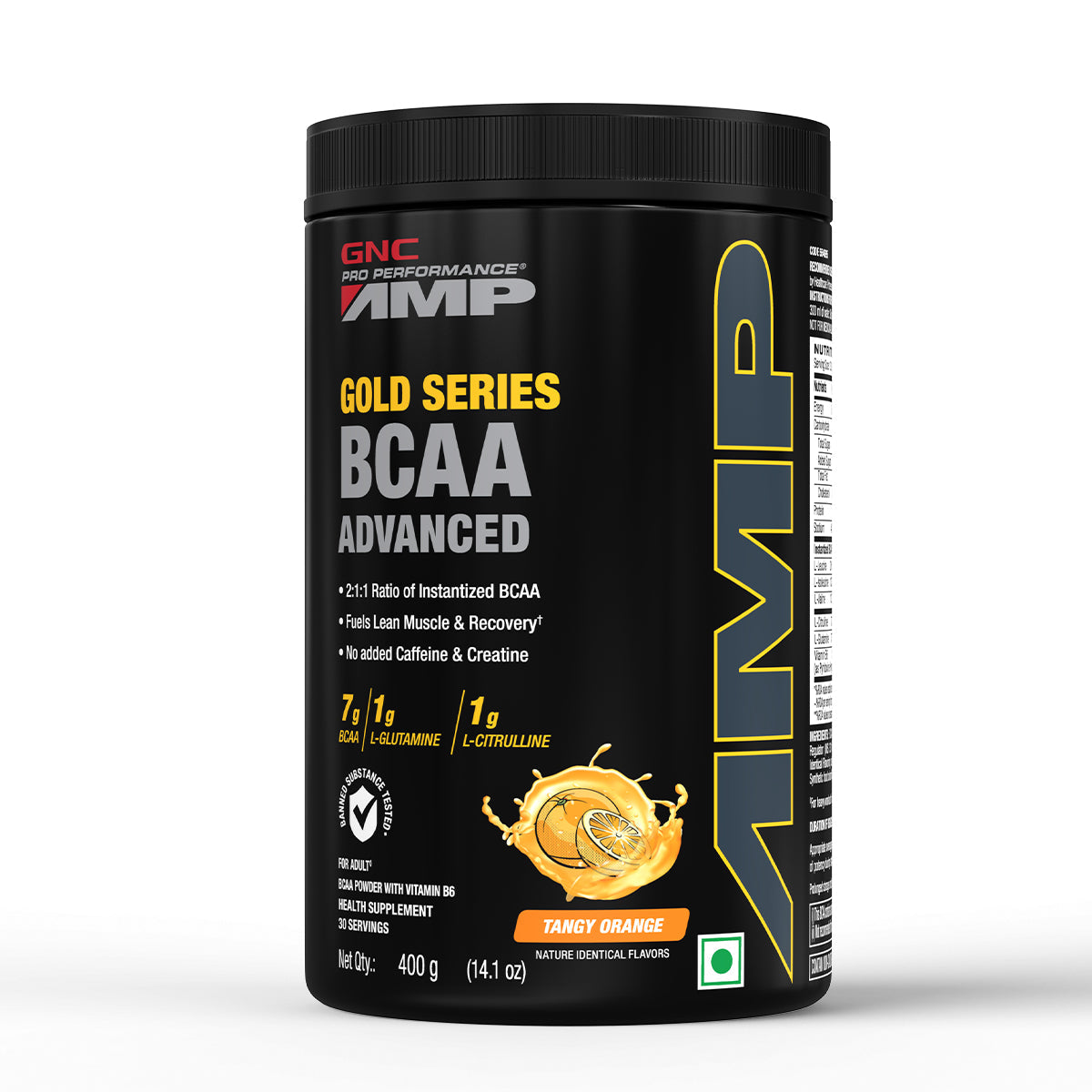 GNC AMP Gold Series BCAA Advanced Orange