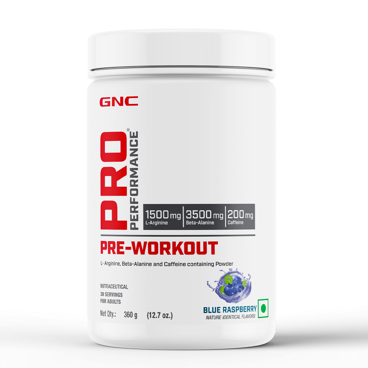GNC Pro Performance Pre-Workout Powder – Energy, Endurance & Focus Booster (360g / 30 Servings)