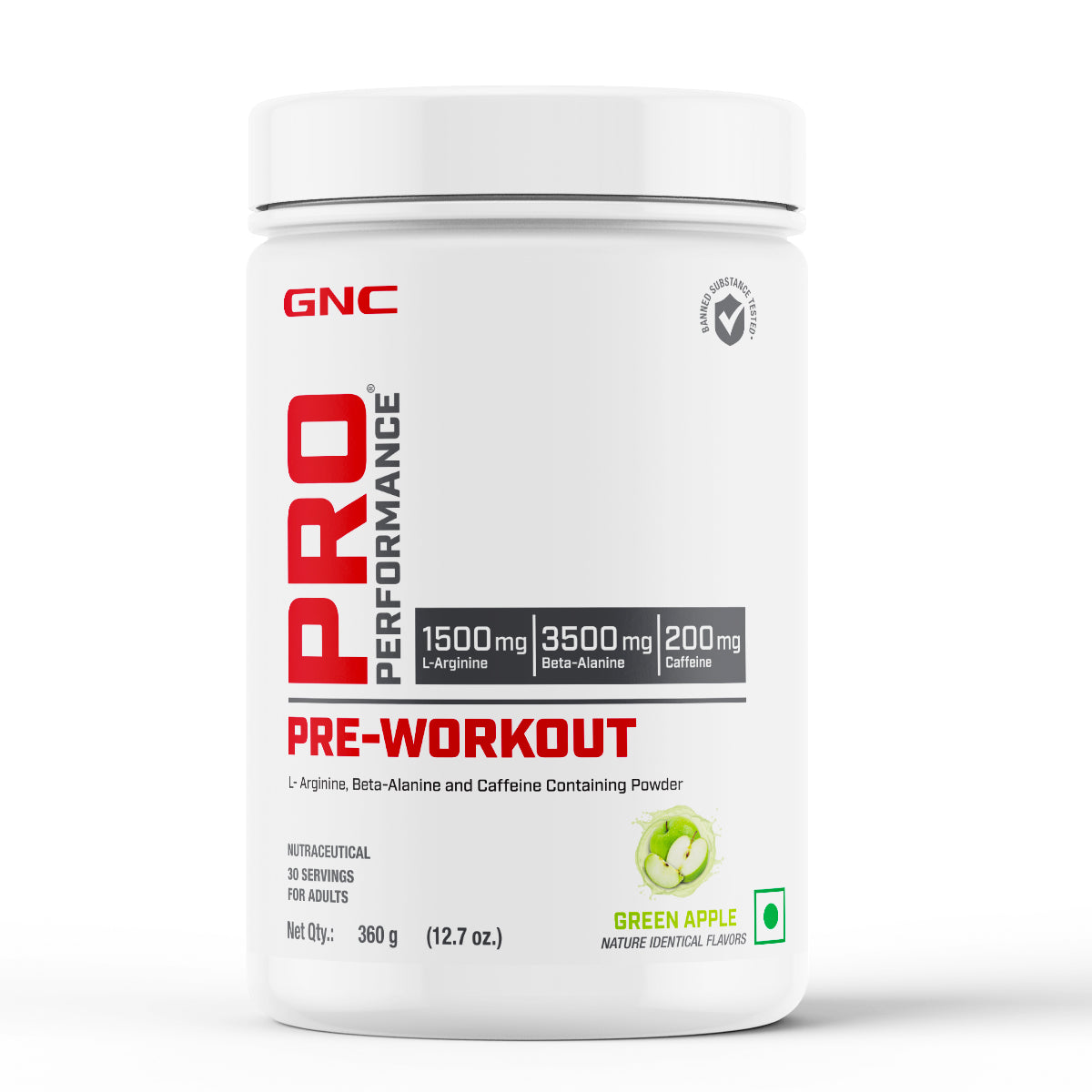GNC Pro Performance Pre-Workout Powder – Energy, Endurance & Focus Booster (360g / 30 Servings)
