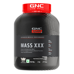 GNC AMP Amplified Mass XXX, 2kg (Vanilla)