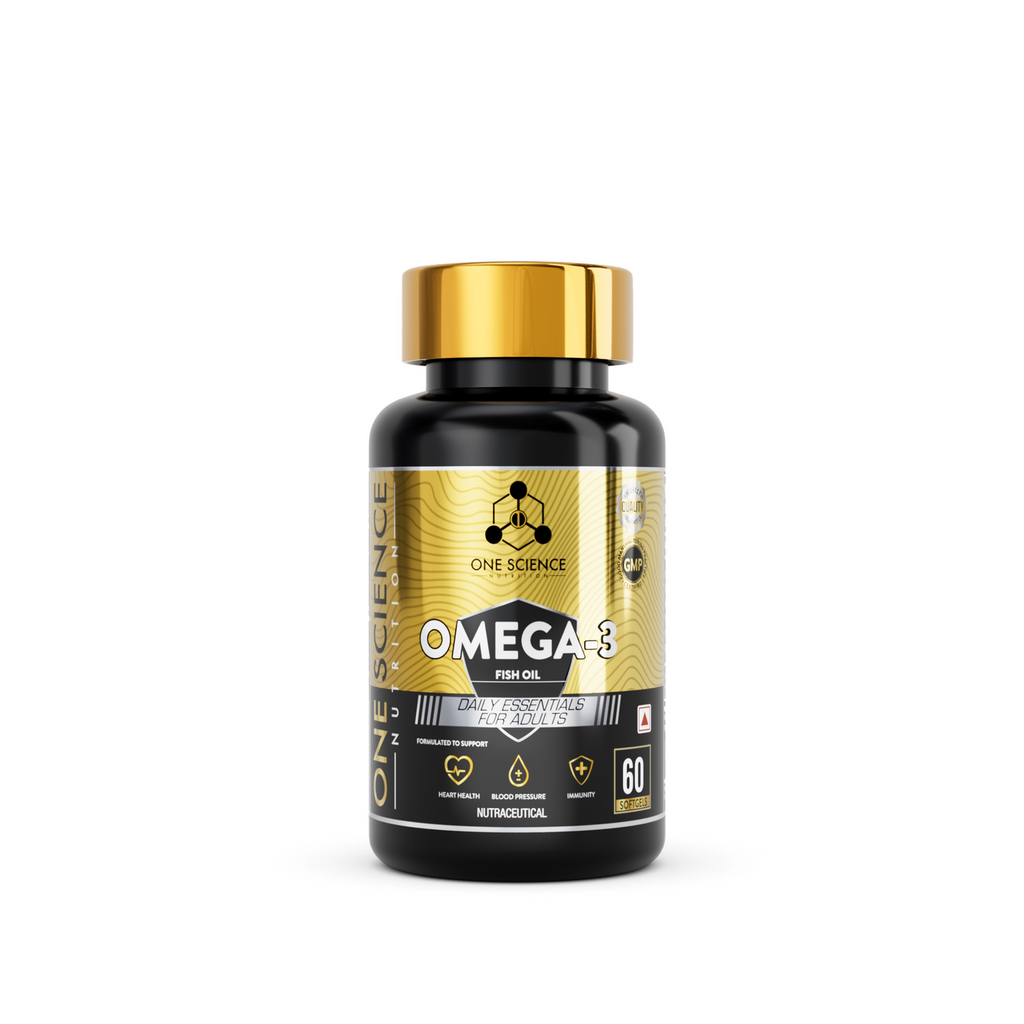One Science Daily Omega-3 Fish Oil - Unflavoured (60 Softgels)