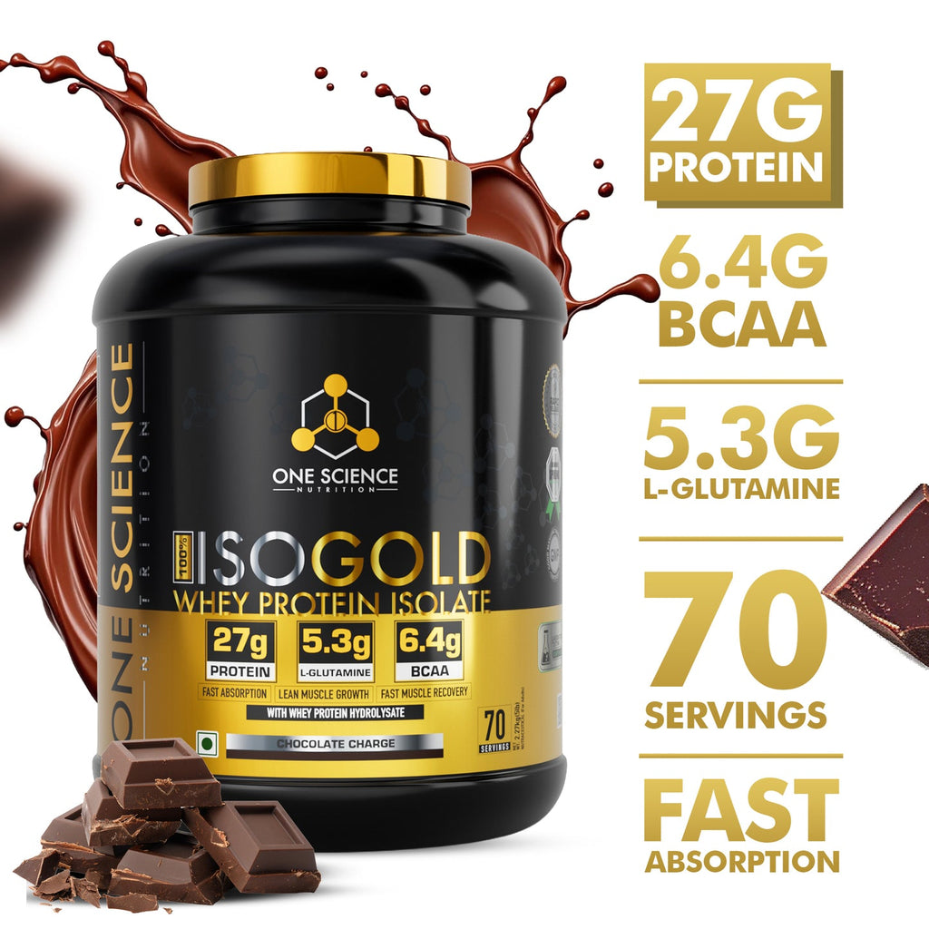 One Science ISO GOLD Whey Protein Isolate - Chocolate Charge (5 Lbs)