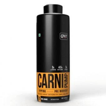 QNT CarniPump Ripping Pre-Workout Liquid Peach