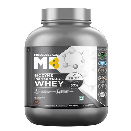 MuscleBlaze Biozyme Performance Whey Protein 2kg Rich Chocolate