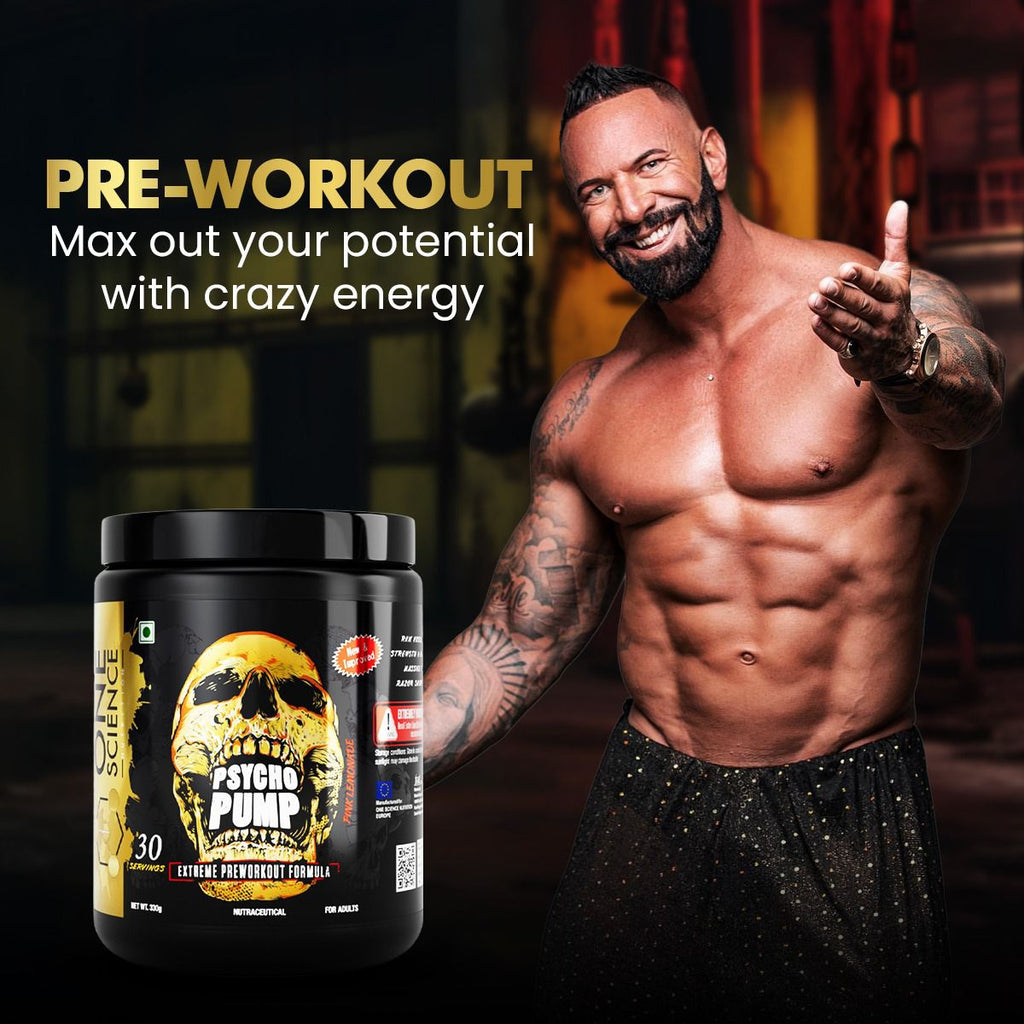 One Science Nutrition Psycho Pump Extreme Pre-Workout - Fruit Punch (15 Servings)
