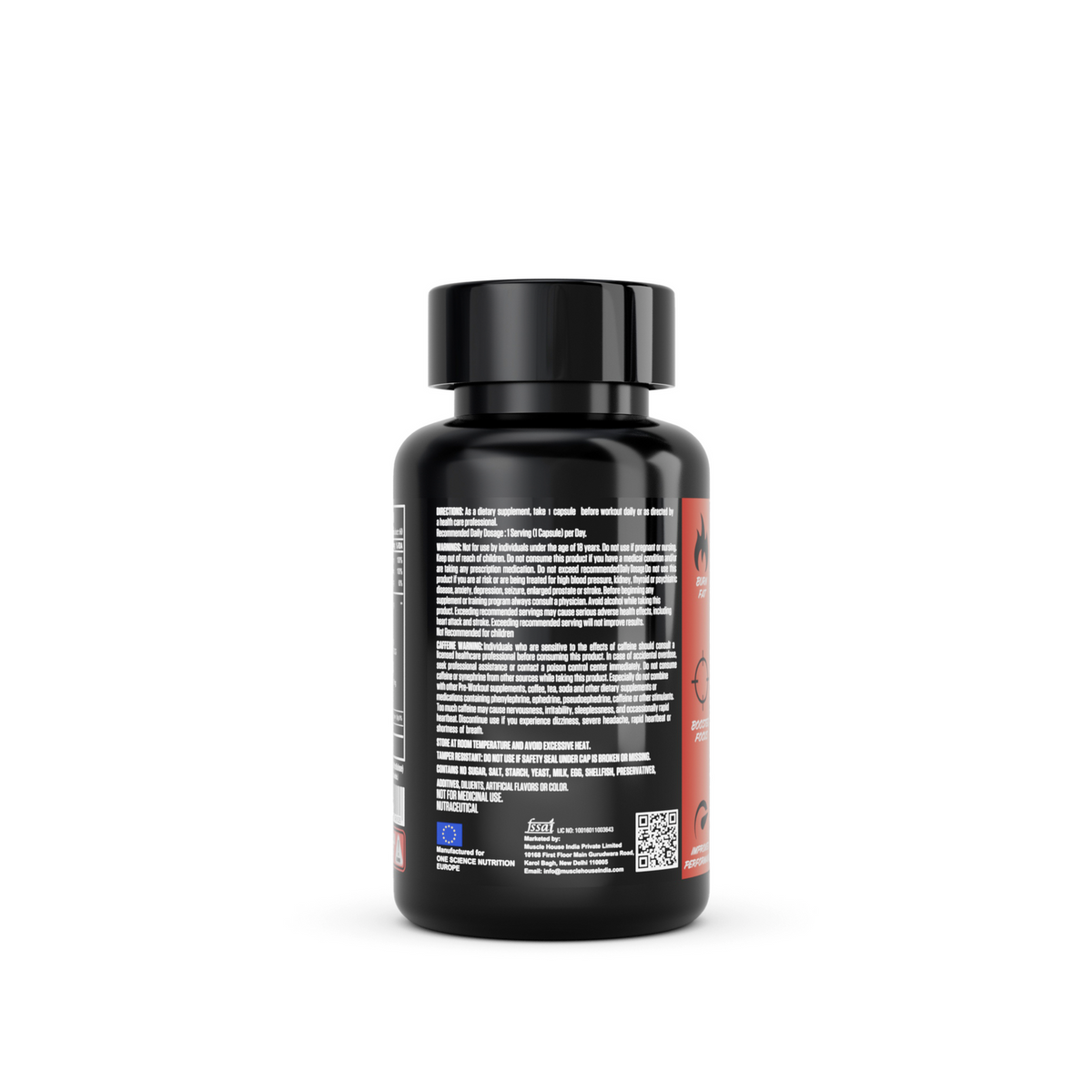 One Science Skull Fire - Fat Burner - Unflavoured (60 Capsules)