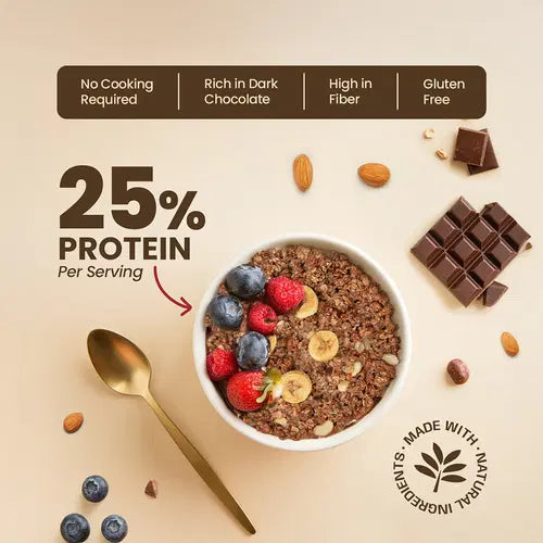 Pintola High Protein Dark Chocolate Oats, 1kg