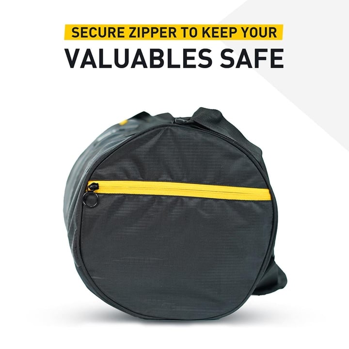 MuscleBlaze Gym Duffle Bag,  Black 30L