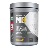 MuscleBlaze Creatine Monohydrate CreAMP | High Purity Creatine for Strength, Power & Muscle Growth