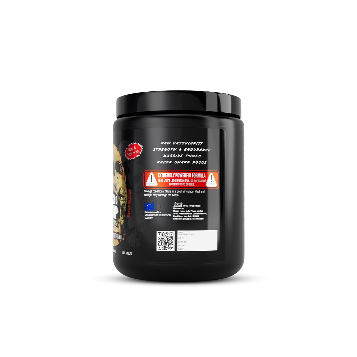 One Science Nutrition Psycho Pump Extreme Pre-Workout - Fruit Punch (15 Servings)
