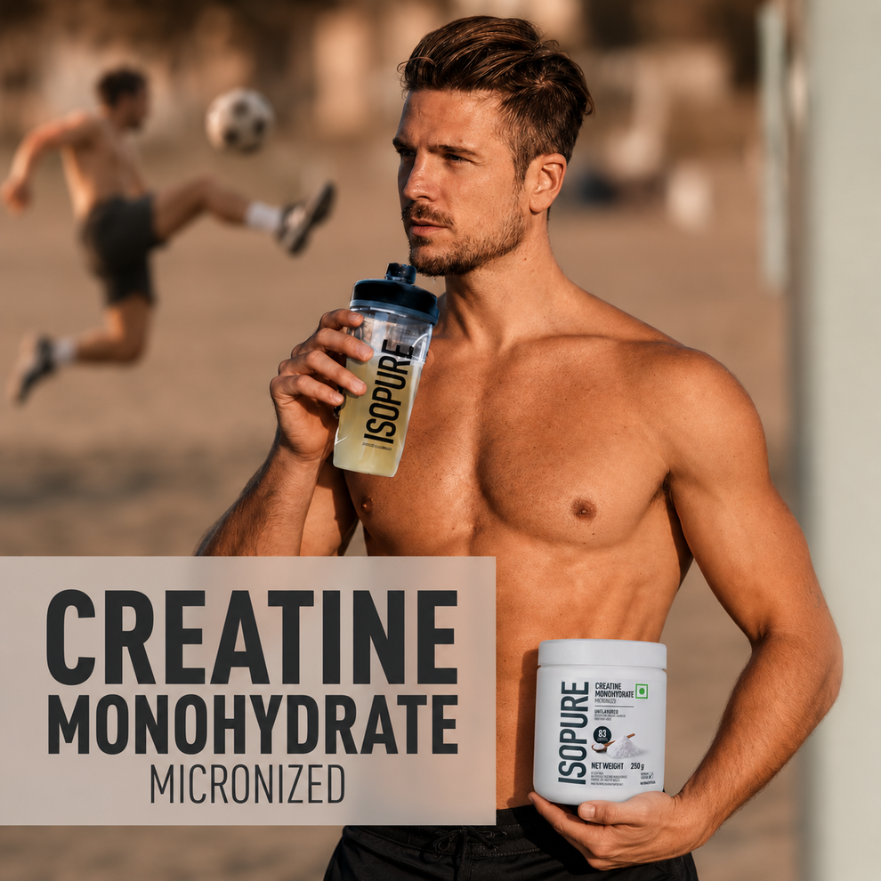 Isopure 100% Creatine Monohydrate Micronized - Unflavoured (250g, 83 Servings)